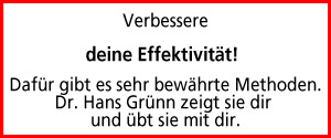 Verbessere deine Effektivität!