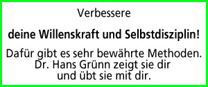 Verbessere deine Willenskraft und Selbstdisziplin!